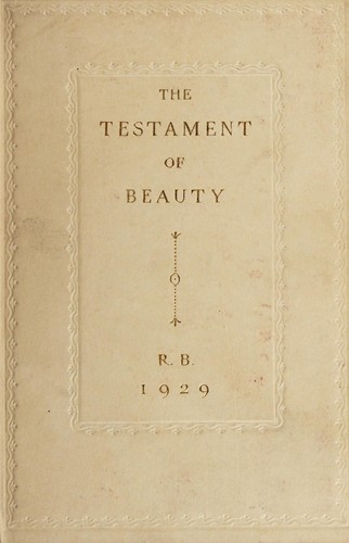 The testament of beauty