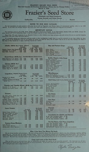 Frazier's square deal seeds