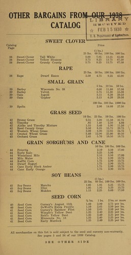 Prices lowered
