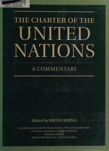 The Charter of the United Nations