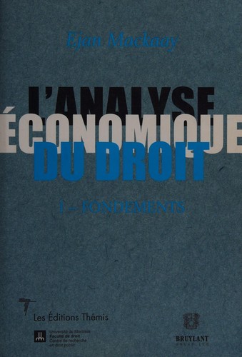 L' analyse economique du droit