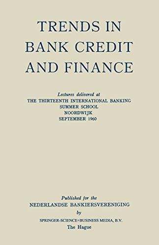 Trends in Bank Credit and Finance