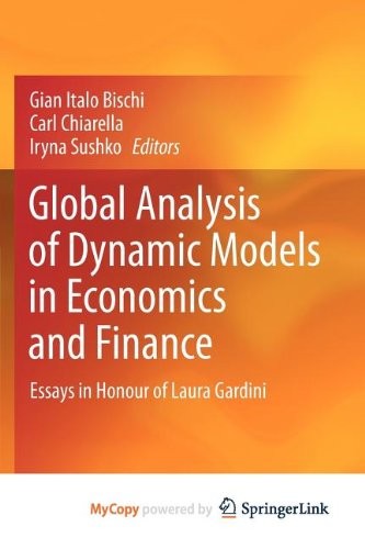 Global Analysis of Dynamic Models in Economics and Finance