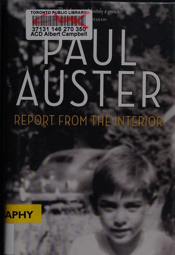 Report from the interior