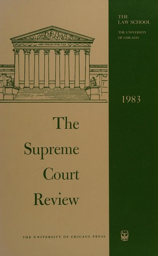 The Supreme Court Review, 1983 (Supreme Court Review)