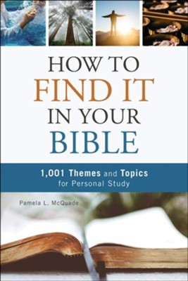 How to Find It in Your Bible