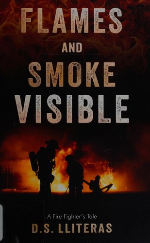 Flames and smoke visible