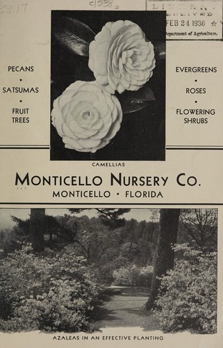 Pecans, satsumas, fruit trees, evergreens, roses, flowering shrubs