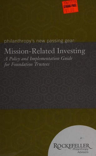 Philanthropy's new passing gear