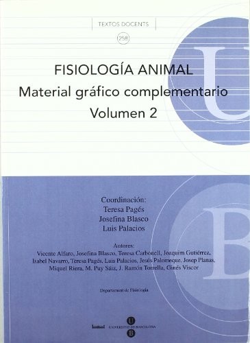 Fisiología animal Volumen I y volumen II material gráfico complementario