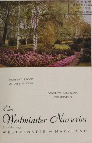 Nursery stock of distinction, complete landscape department