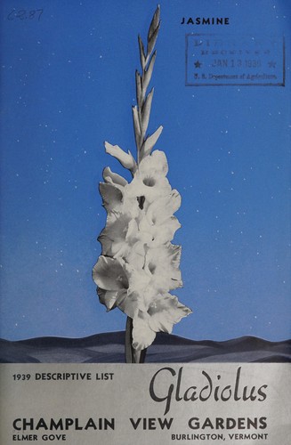 Gladiolus, 1939 descriptive list