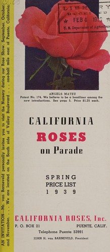California roses on parade
