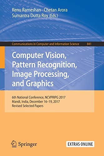 Computer Vision, Pattern Recognition, Image Processing, and Graphics