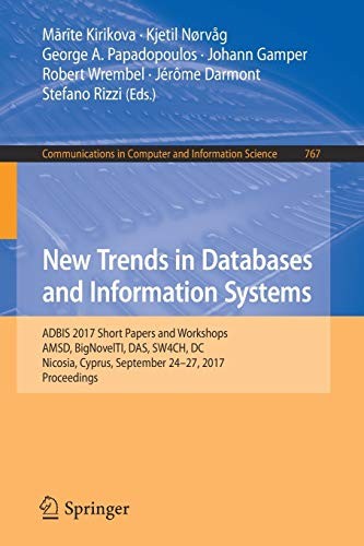 New Trends in Databases and Information Systems