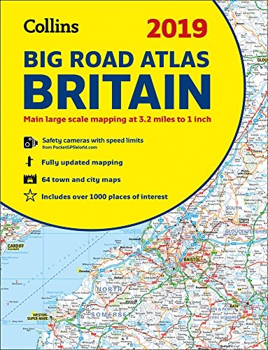2019 Collins Big Road Atlas Britain