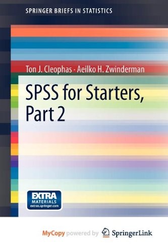 SPSS for Starters, Part 2