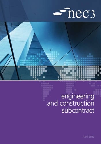 NEC3 Engineering and Construction Subcontract