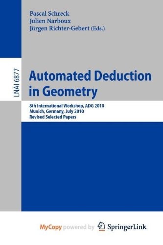 Automated Deduction in Geometry