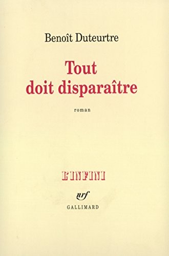 Tout doit disparaître roman