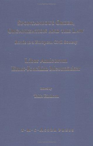Spontaneous Order, Organization and the Law
