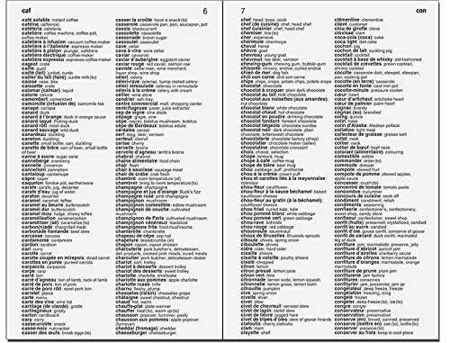 Dictionnaire des termes de cuisine Français-Anglais / Anglais-Français
