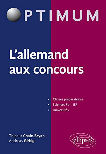 L'allemand aux concours