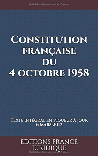 Constitution française du 4 octobre 1958