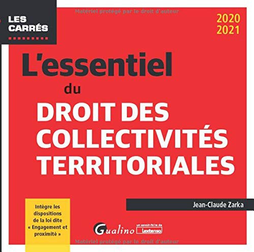 L'essentiel du droit des collectivités territoriales