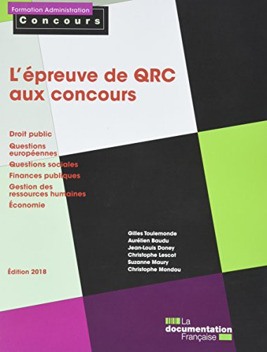 L'épreuve de GRC aux concours