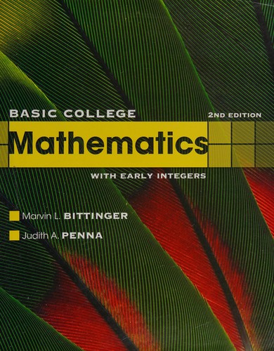 Basic college mathematics with early integers