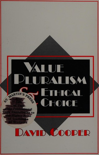 Value pluralism and ethical choice