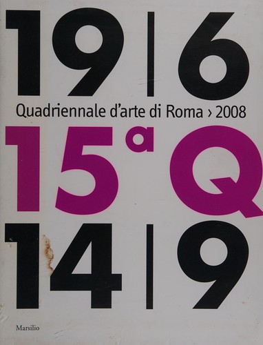 15. Quadriennale d'arte di Roma
