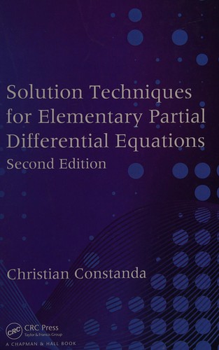 Solution techniques for elementary partial differential equations