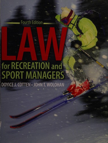 Law for recreation and sport managers