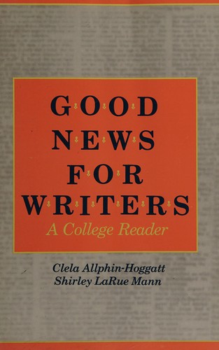 Good news for writers