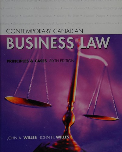 Contemporary Canadian business law