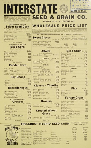 Wholesale price list