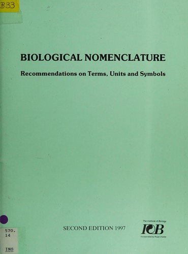 Biological nomenclature