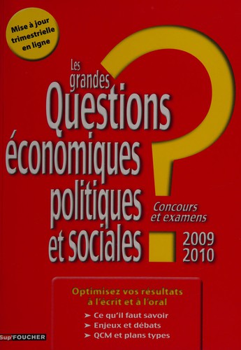 Les grandes questions économiques, politiques et sociales