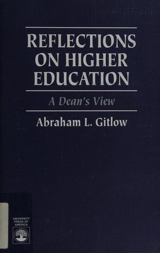 Reflections on higher education