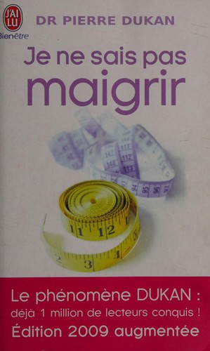 Je ne sais pas maigrir
