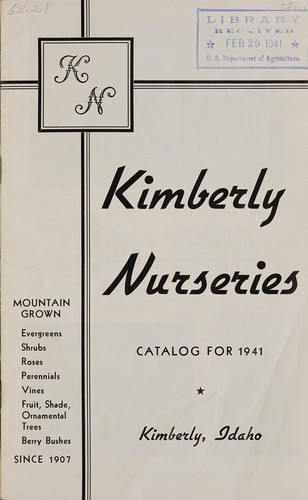 Catalog for 1941