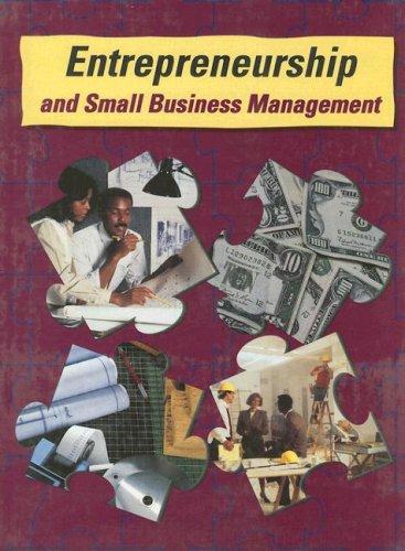 Entrepreneurship and small business management