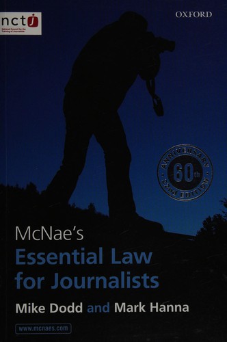 McNae's Essential Law for Journalists