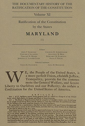 The Documentary History of the Ratification of the Constitution Volume XI