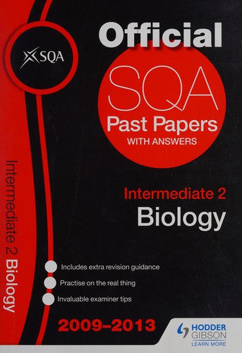 Sqa past papers intermediate 2 biology
