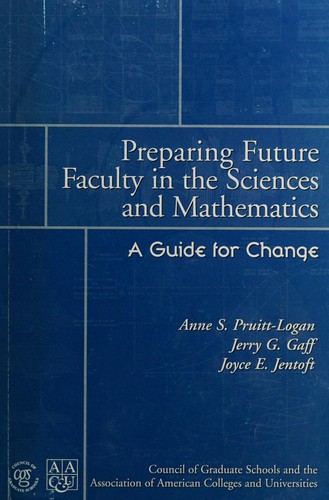 Preparing future faculty in the sciences and mathematics