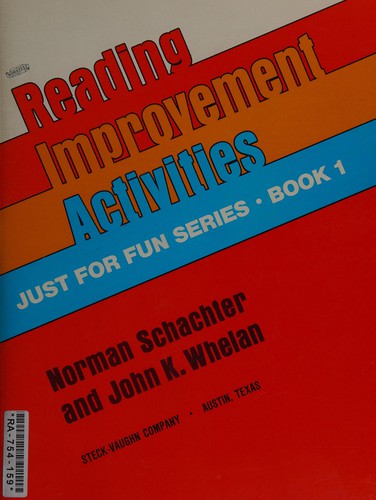 Reading Improvement Activities Book 1
