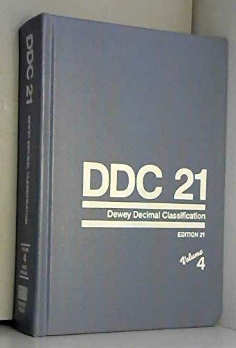 Dewey Decimal Classification Volume 4